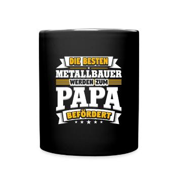 Metallbauer - Tasse einfarbig - Schwarz - Vorne