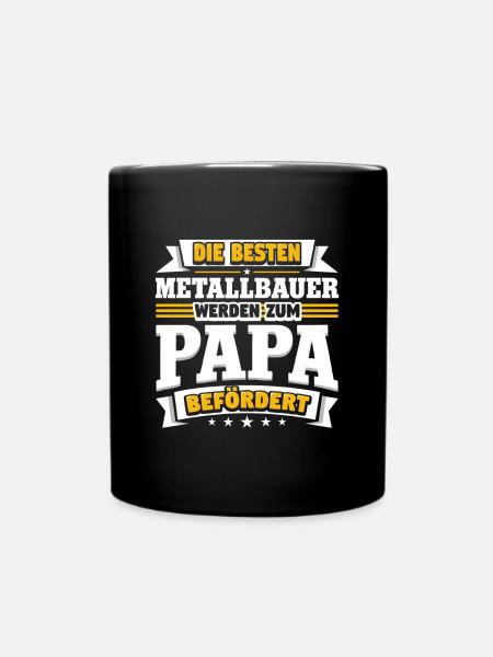Metallbauer - Tasse einfarbig - Schwarz