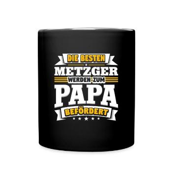 Metzger - Tasse einfarbig - Schwarz - Vorne