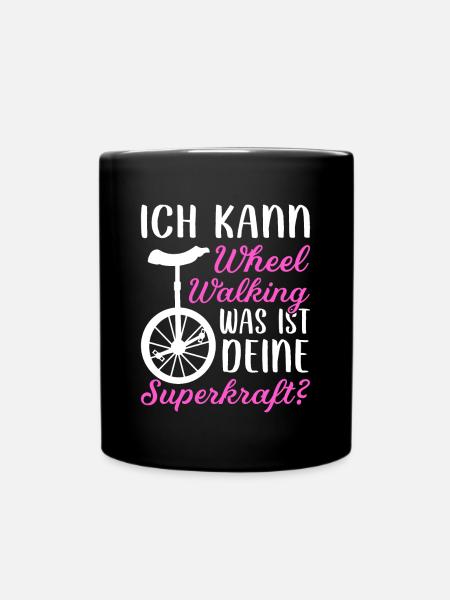 Einrad Erwachsene Wheel Walking Unicycle - Tasse einfarbig - Schwarz