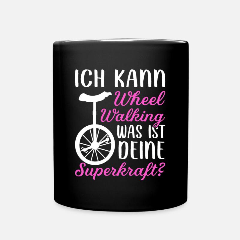 Einrad Erwachsene Wheel Walking Unicycle - Tasse einfarbig - Schwarz