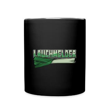 Lauch Kostüm Bodybuilding Satire Gym Jga - Tasse einfarbig - Schwarz - Vorne