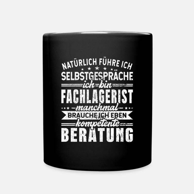 Fachlagerist - Tasse einfarbig - Schwarz
