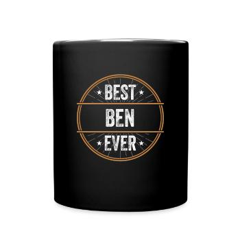 Best Ben Ever Vorname Name Geschenk - Tasse einfarbig - Schwarz - Vorne