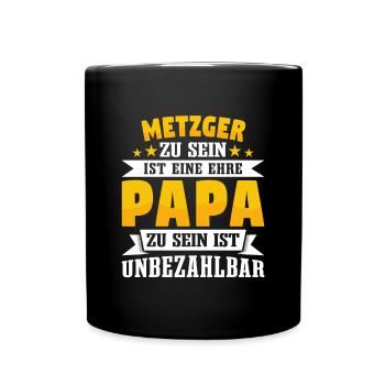 Metzger - Tasse einfarbig - Schwarz - Vorne