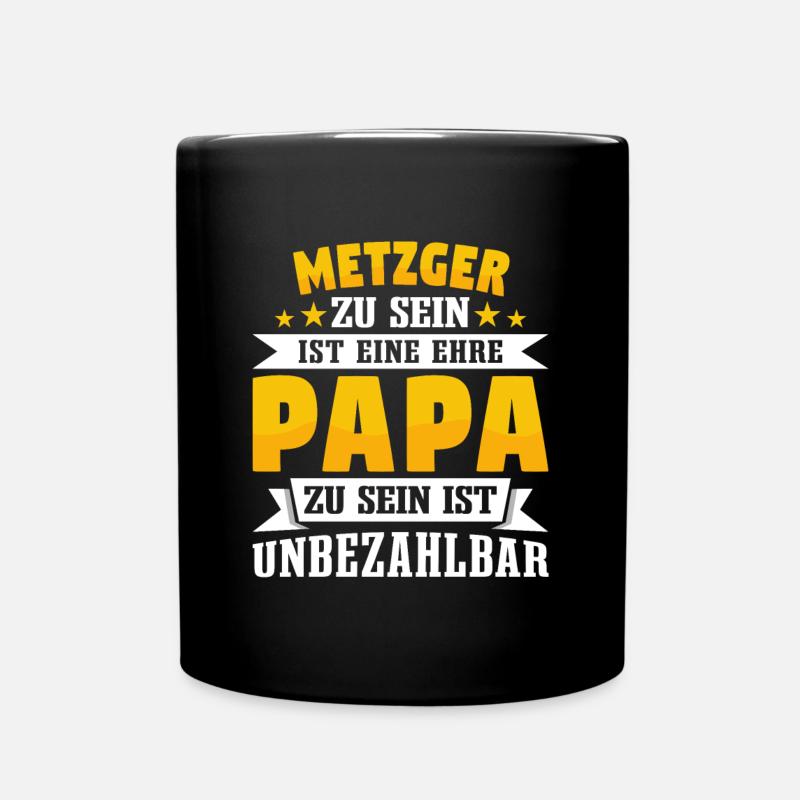 Metzger - Tasse einfarbig - Schwarz