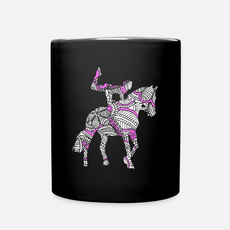 Voltigieren - Tasse einfarbig - Schwarz