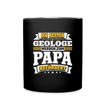 Geologe - Tasse einfarbig - Schwarz - Vorne