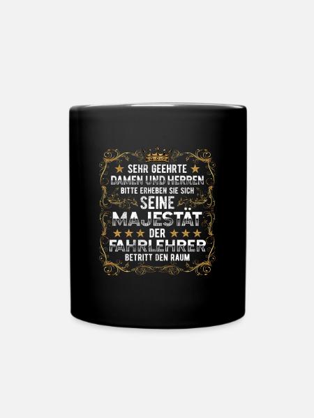 Fahrlehrer - Tasse einfarbig - Schwarz