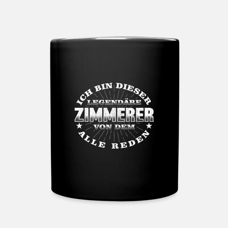 Zimmerer - Tasse einfarbig - Schwarz