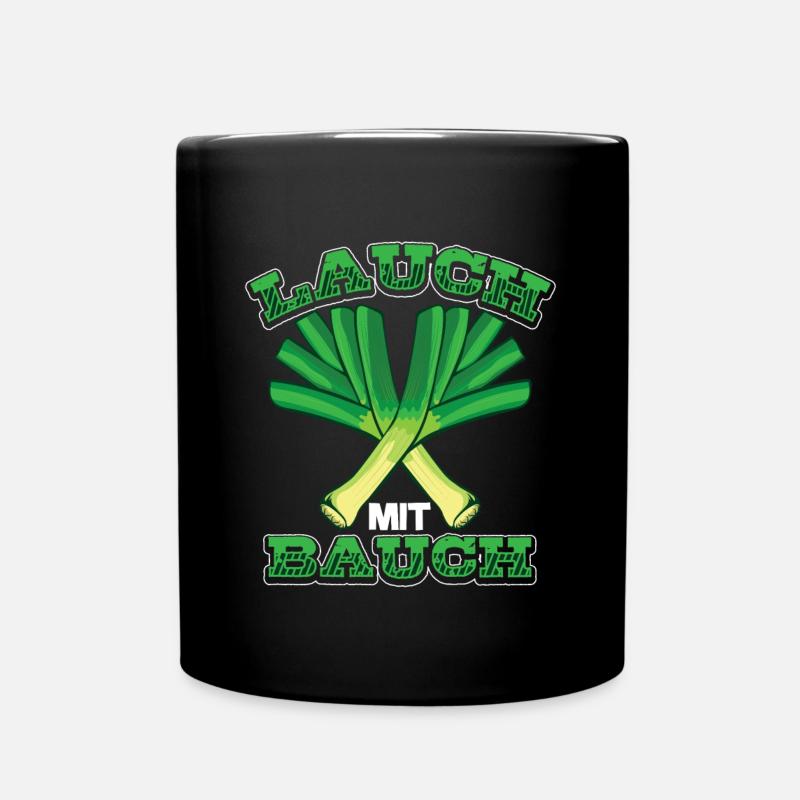 Lauch Kostüm Bodybuilding Satire Gym Jga - Tasse einfarbig - Schwarz
