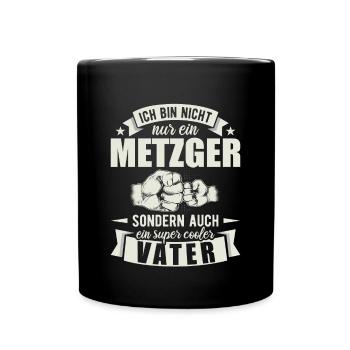 Metzger - Tasse einfarbig - Schwarz - Vorne