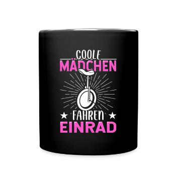 UnicycleBalancieren Kinder Einrad One Wheel - Tasse einfarbig - Schwarz - Vorne
