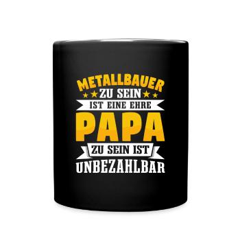 Metallbauer - Tasse einfarbig - Schwarz - Vorne