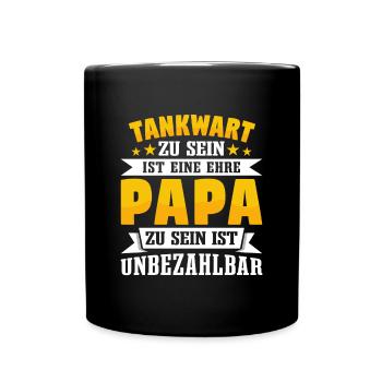 Tankwart - Tasse einfarbig - Schwarz - Vorne
