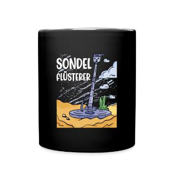 Sondeln Sondel Metalldetektor Schatzsuche - Tasse einfarbig - Schwarz - Vorne