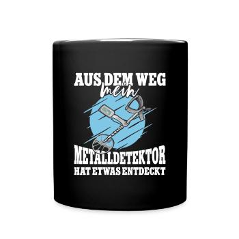 Sondeln Sondel Metalldetektor Schatzsuche - Tasse einfarbig - Schwarz - Vorne