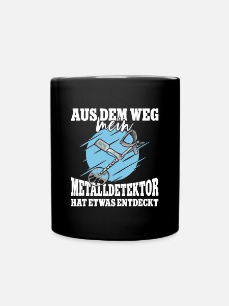 Sondeln Sondel Metalldetektor Schatzsuche - Tasse einfarbig - Schwarz
