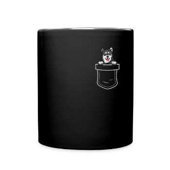 Alaska Malamute Chiens Cadeaux - Mug uni - noir - Devant