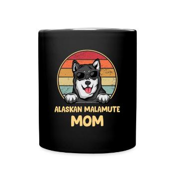 Alaska Malamute Chiens Cadeaux - Mug uni - noir - Devant