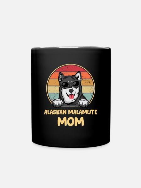 Alaska Malamute Chiens Cadeaux - Mug uni - noir