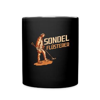 Sondeln Sondel Metalldetektor Schatzsuche - Tasse einfarbig - Schwarz - Vorne