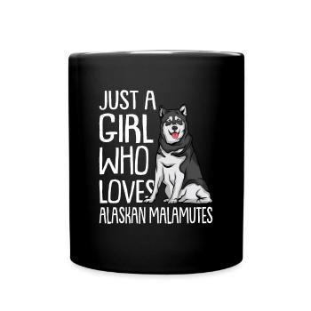 Alaska Malamute Chiens Cadeaux - Mug uni - noir - Devant