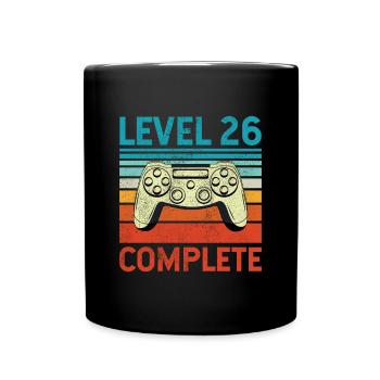 Level 26 Complete - Full Colour Mug - black - Front