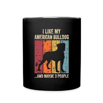 American Bulldog Chiens Cadeaux - Mug uni - noir - Devant