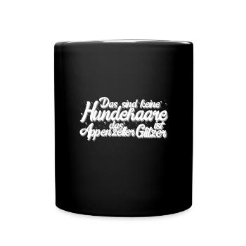 Appenzeller Sennenhund Geschenk Hunde - Tasse einfarbig - Schwarz - Vorne
