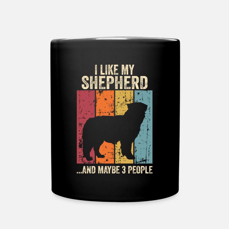 Australian Shepherd Geschenk Hunde - Tasse einfarbig - Schwarz
