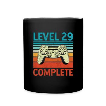 Level 29 Complete - Full Colour Mug - black - Front