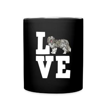 Bearded Collie Gift Chiens - Mug uni - noir - Devant
