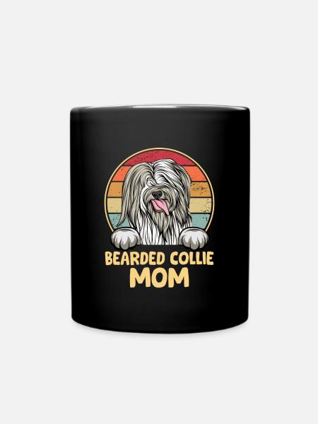 Bearded Collie Gift Chiens - Mug uni - noir