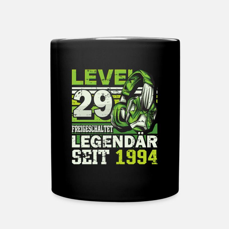 Level 29 freigeschaltet legendär seit 1994 - Tasse einfarbig - Schwarz