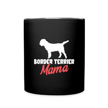 Border Terrier Cadeaux Chiens - Mug uni - noir - Devant