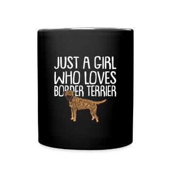Border Terrier Cadeaux Chiens - Mug uni - noir - Devant