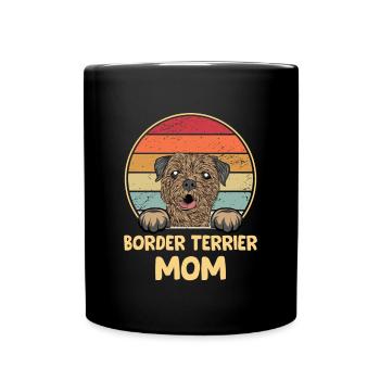 Border Terrier Cadeaux Chiens - Mug uni - noir - Devant