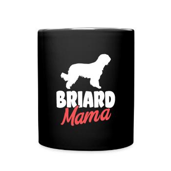 Briard Gift Dogs - Full Colour Mug - black - Front