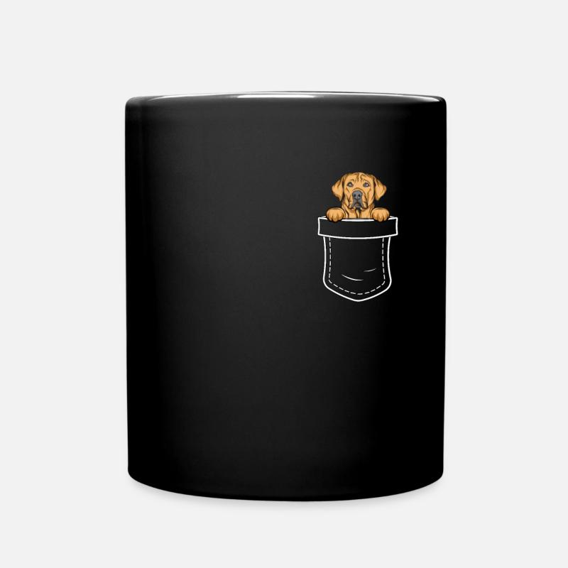 Broholmer Geschenk Hunde - Tasse einfarbig - Schwarz