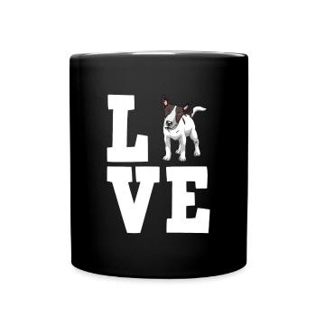 Bull Terrier Chiens cadeaux - Mug uni - noir - Devant