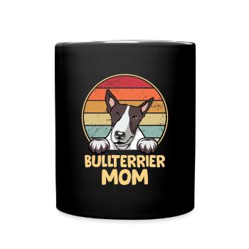 Bull Terrier Chiens cadeaux - Mug uni - noir - Devant