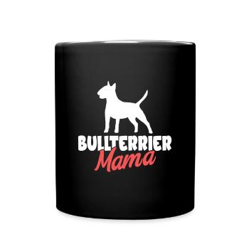 Bull Terrier Chiens cadeaux - Mug uni - noir - Devant