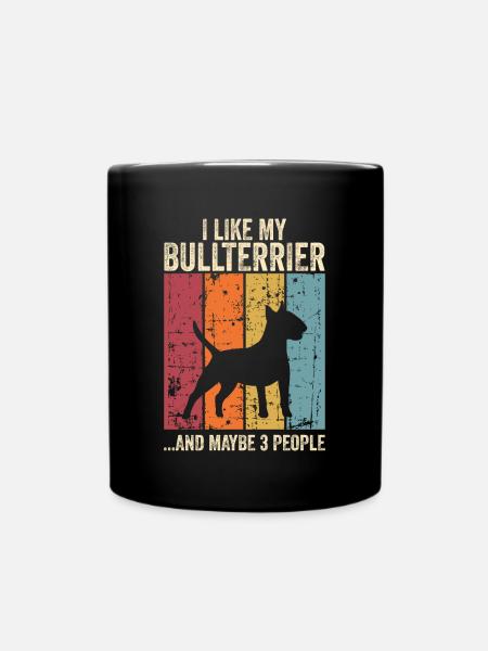 Bull Terrier Chiens cadeaux - Mug uni - noir