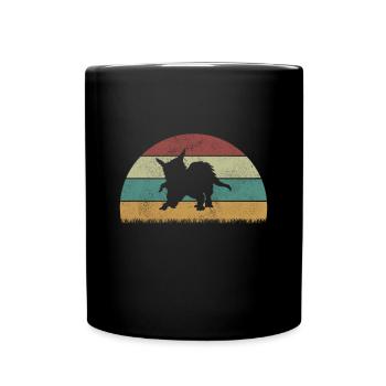 Xenoceratops Dinosaure Enfants Dino Cadeau - Mug uni - noir - Devant