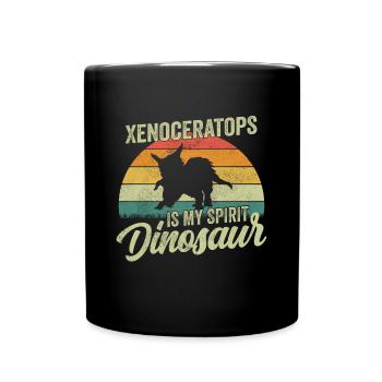 Xenoceratops Dinosaure Enfants Dino Cadeau - Mug uni - noir - Devant