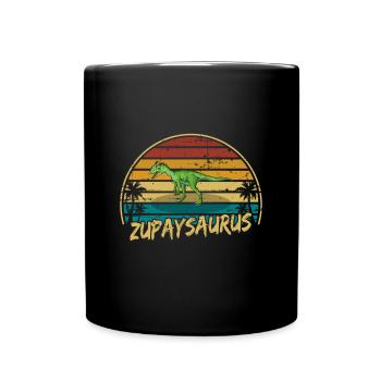 Zupaysaurus Dinosaur Children Dino Gift - Full Colour Mug - black - Front