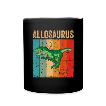 Allosaurus Dinosaure Enfants Dino Cadeau - Mug uni - noir - Devant