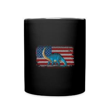 Brontosaurus Dinosaure Enfants Dino Cadeau - Mug uni - noir - Devant