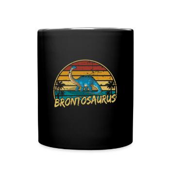 Brontosaurus Dinosaure Enfants Dino Cadeau - Mug uni - noir - Devant